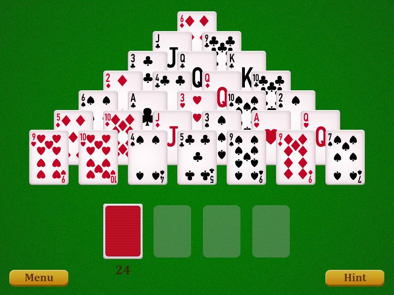 Solitario Piramide Online - screenshot